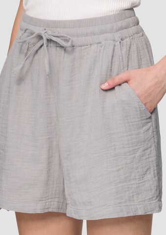 QS Loosefit Broek in Grijs