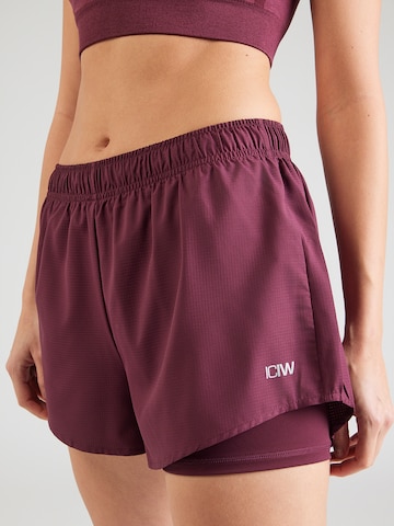 ICANIWILL tavaline Spordipüksid 'Mirage', värv punane