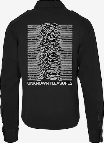 Merchcode Comfort Fit Skjorte 'Joy Division Up' i sort