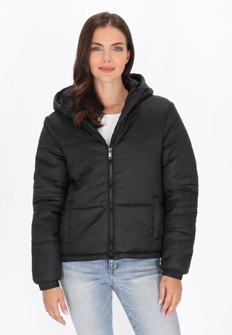 usha BLUE LABEL - Casaco de inverno em preto: frente