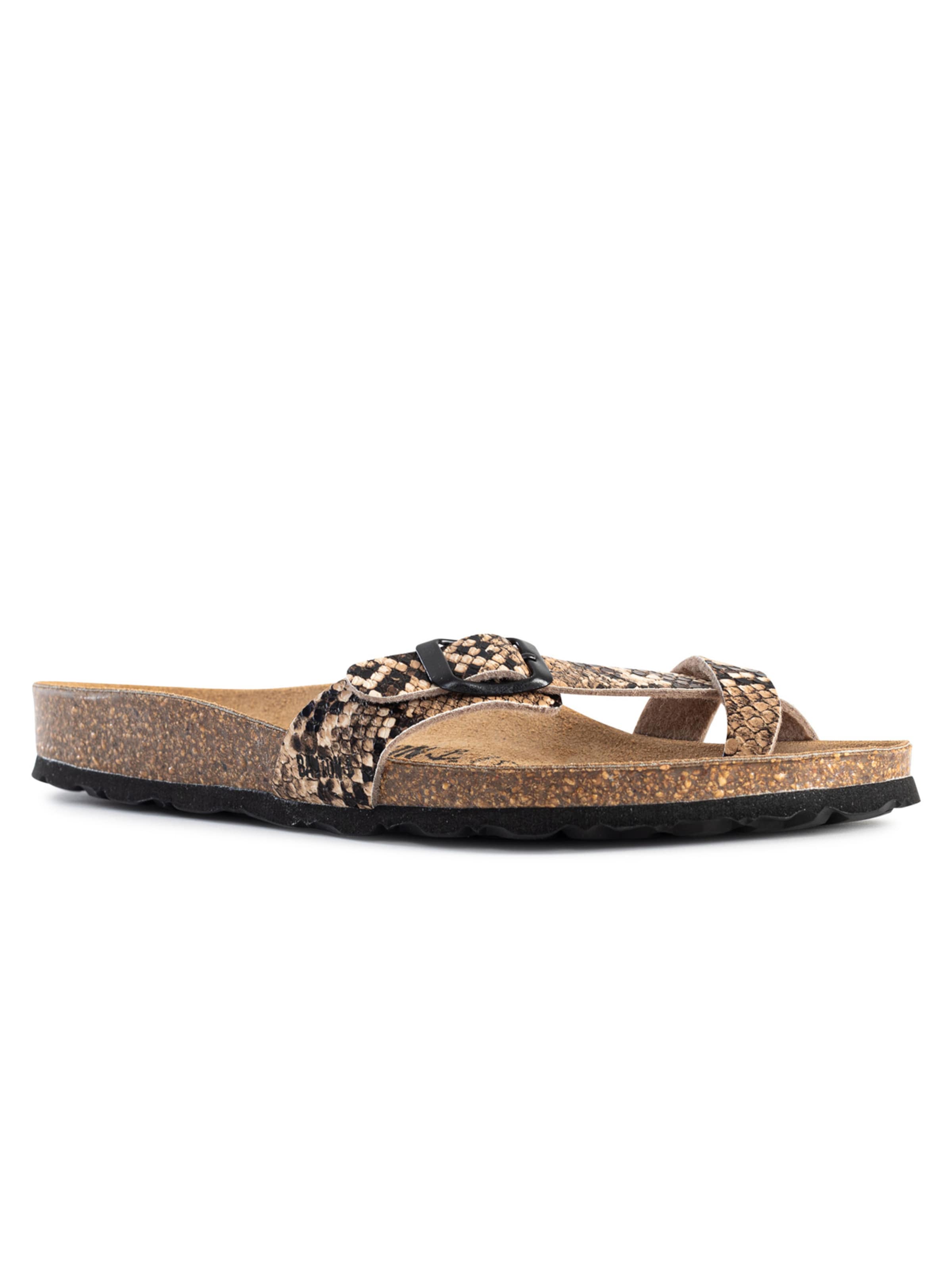 Bayton Сандали с разделител за пръстите 'Junon' в кафяво