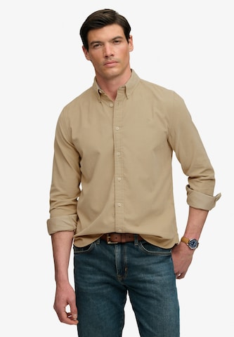 Regular fit Camicia 'CLASSIC' di Superdry & Co in marrone: frontale