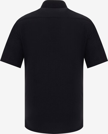 DENIM CULTURE Regularny krój Koszula 'Aubrey' w kolorze czarny