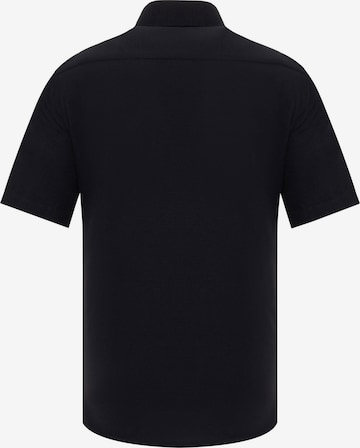 DENIM CULTURE Regular fit Button Up Shirt 'Aubrey' in Black