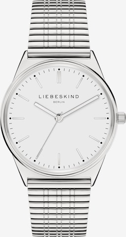 Liebeskind Berlin Zegarek analogowy w kolorze srebrny: przód