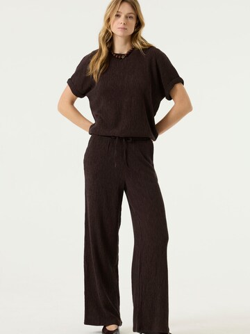 Wide Leg Pantalon GARCIA en marron : devant