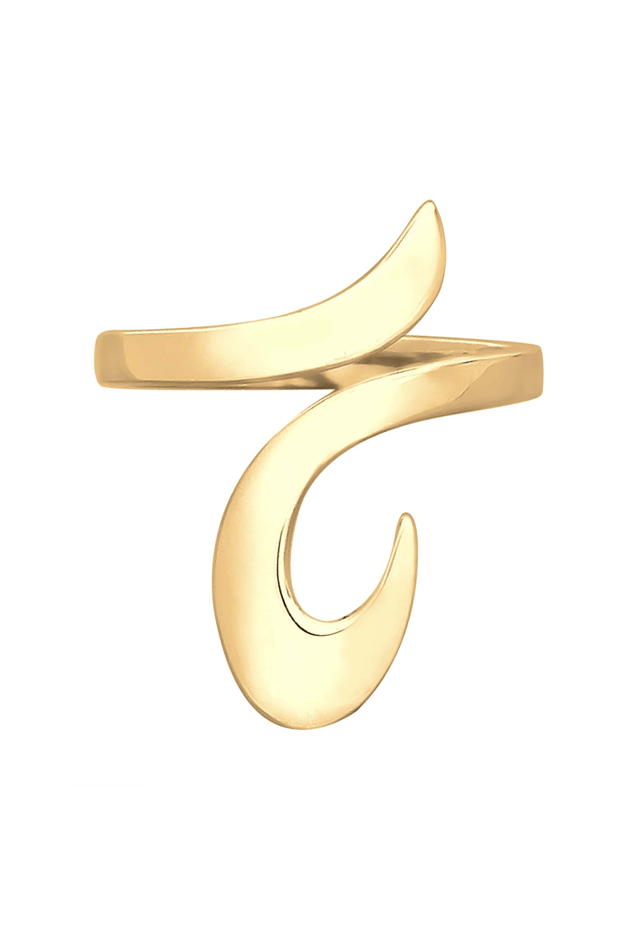 ELLI Ring 'Wellen' in Gold