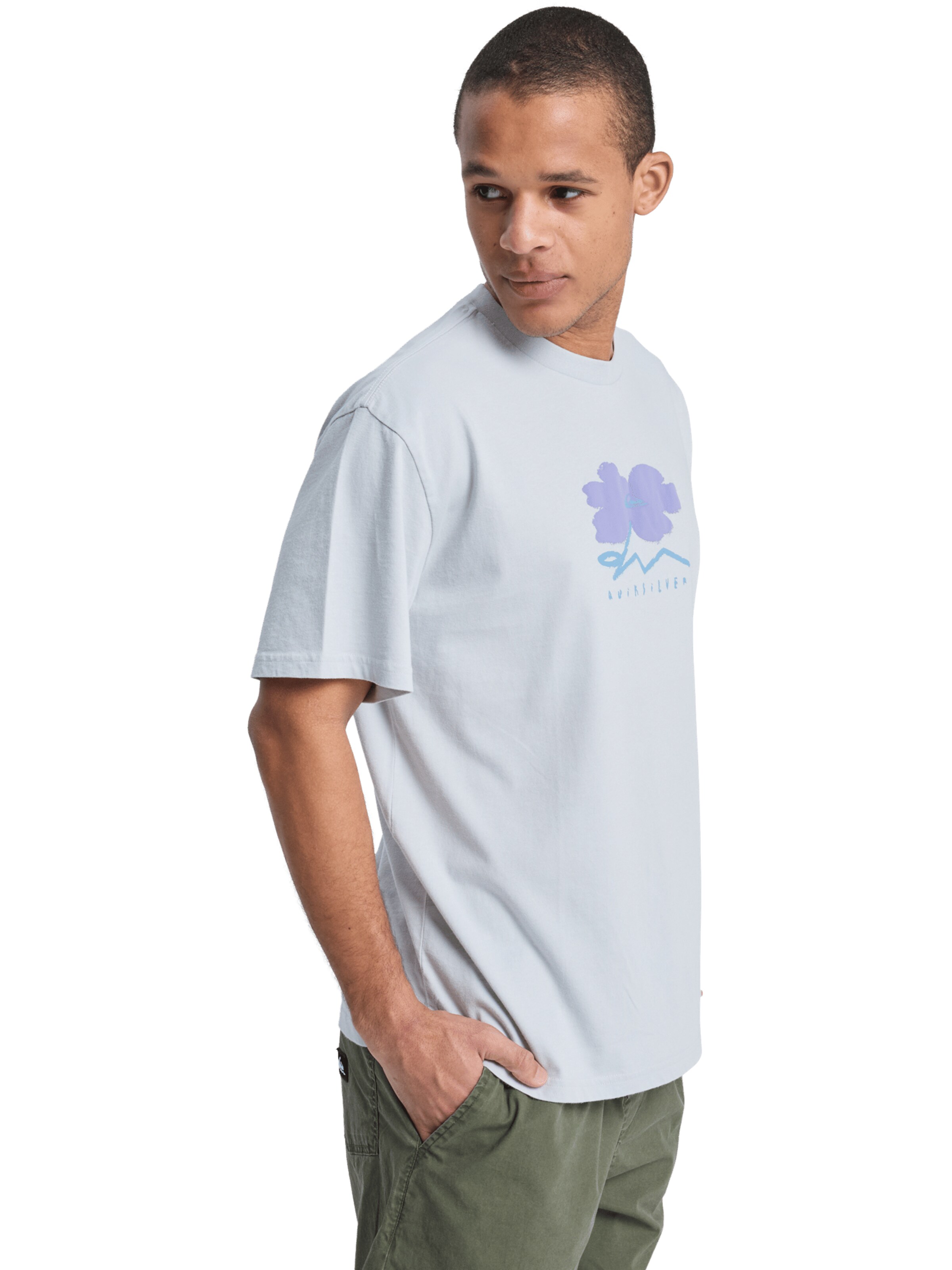 QUIKSILVER T-Shirt in Blau