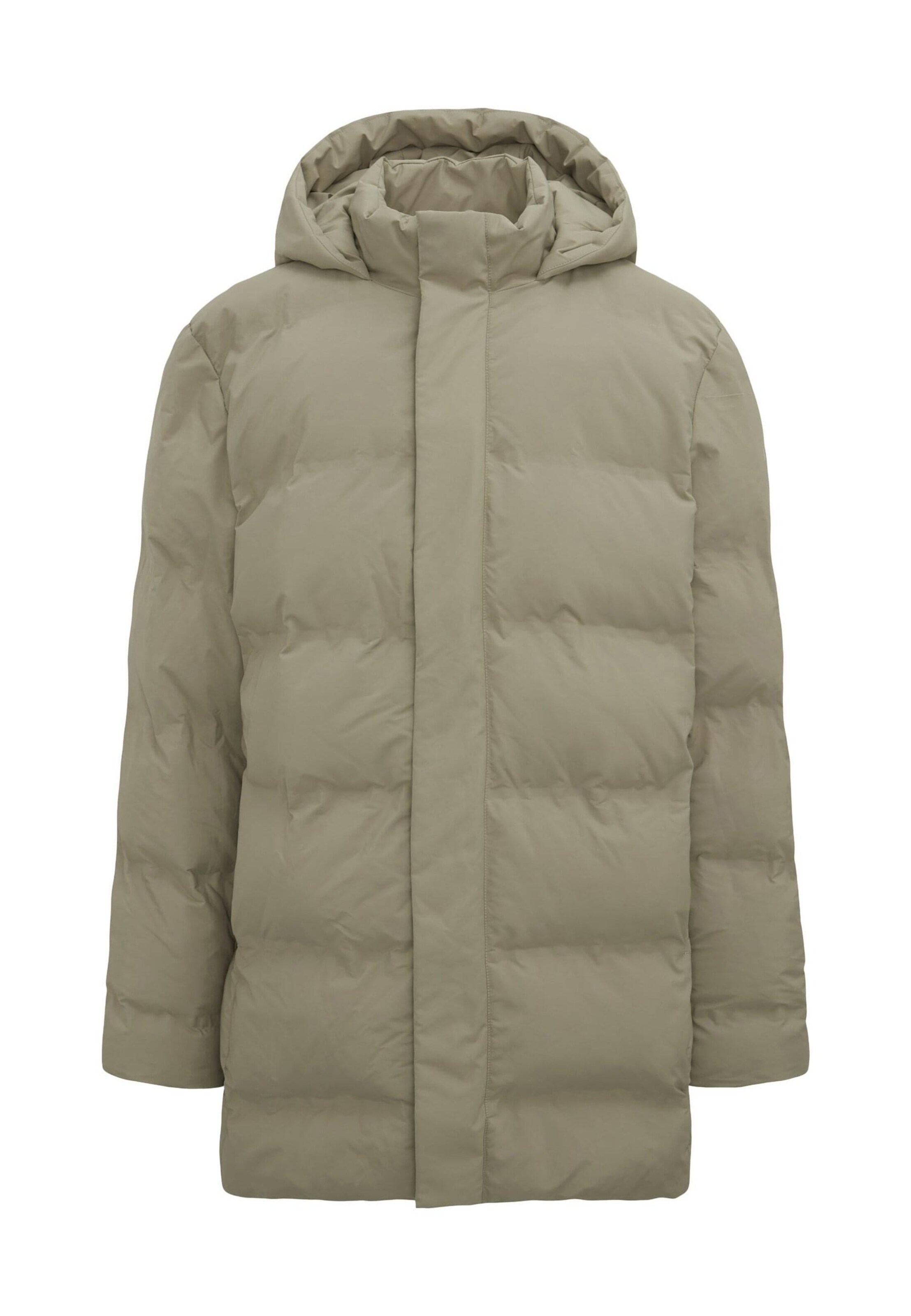 Born Living Yoga Winterjas 'Saiko' in Groen: voorkant