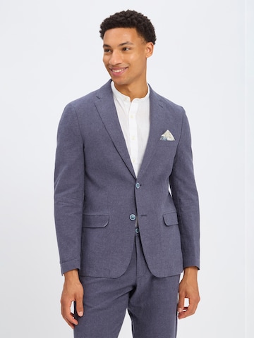 Nils Sundström Regular fit Business blazer in Blue: front