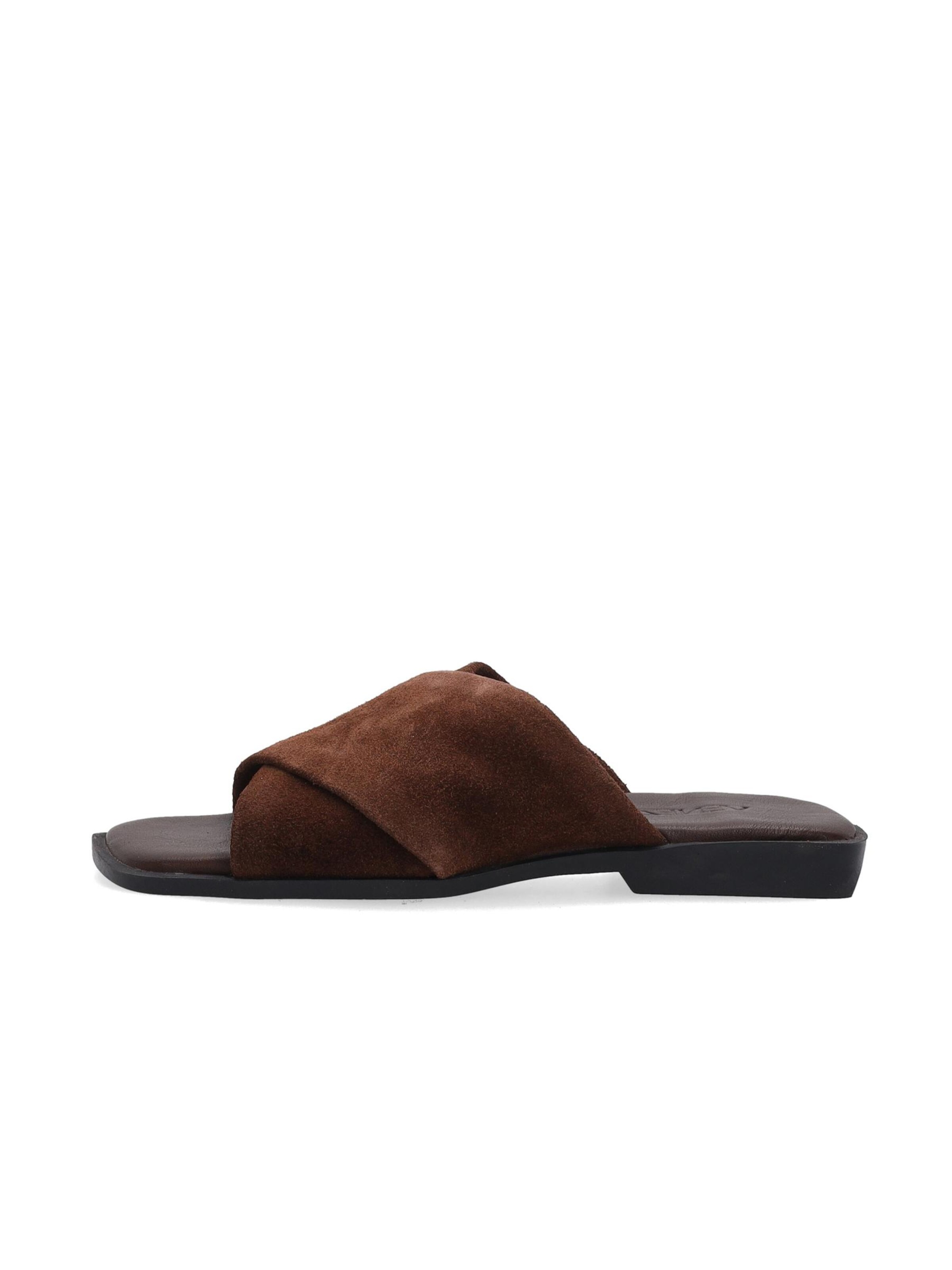 VENEZIA Pantolette‌‌‌‌ in Braun: Vorderseite