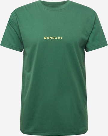 Mennace Shirt in Groen: voorkant