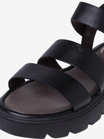 TAMARIS Sandalen met riem in Zwart