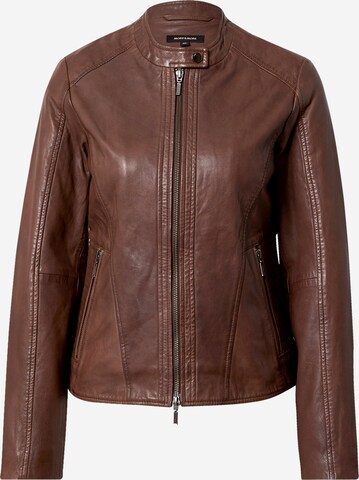 MORE & MORE Between-Season Jacket in Brown: front