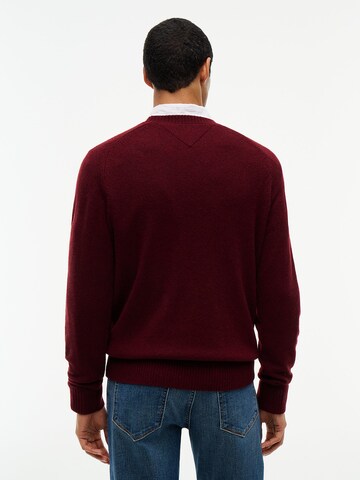 TOMMY HILFIGER Pullover in Rot
