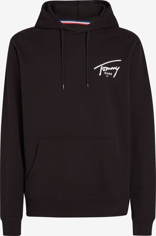 Tommy Jeans Plus Sweatshirt in Black: front