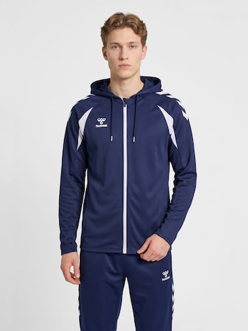 Hummel Sportsweatvest 'lcore 2.0' in Blauw: voorkant