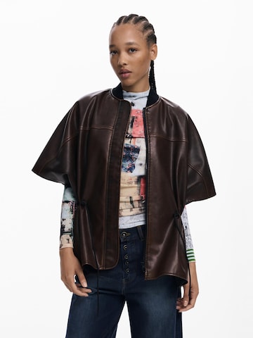 Desigual Cape in Brown: front