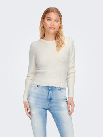 ONLY Pullover 'ONLELLA' in Weiß: Vorderseite