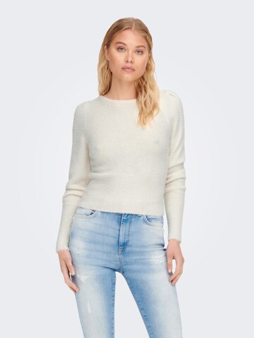 ONLY - Pullover 'Ella' em branco: frente