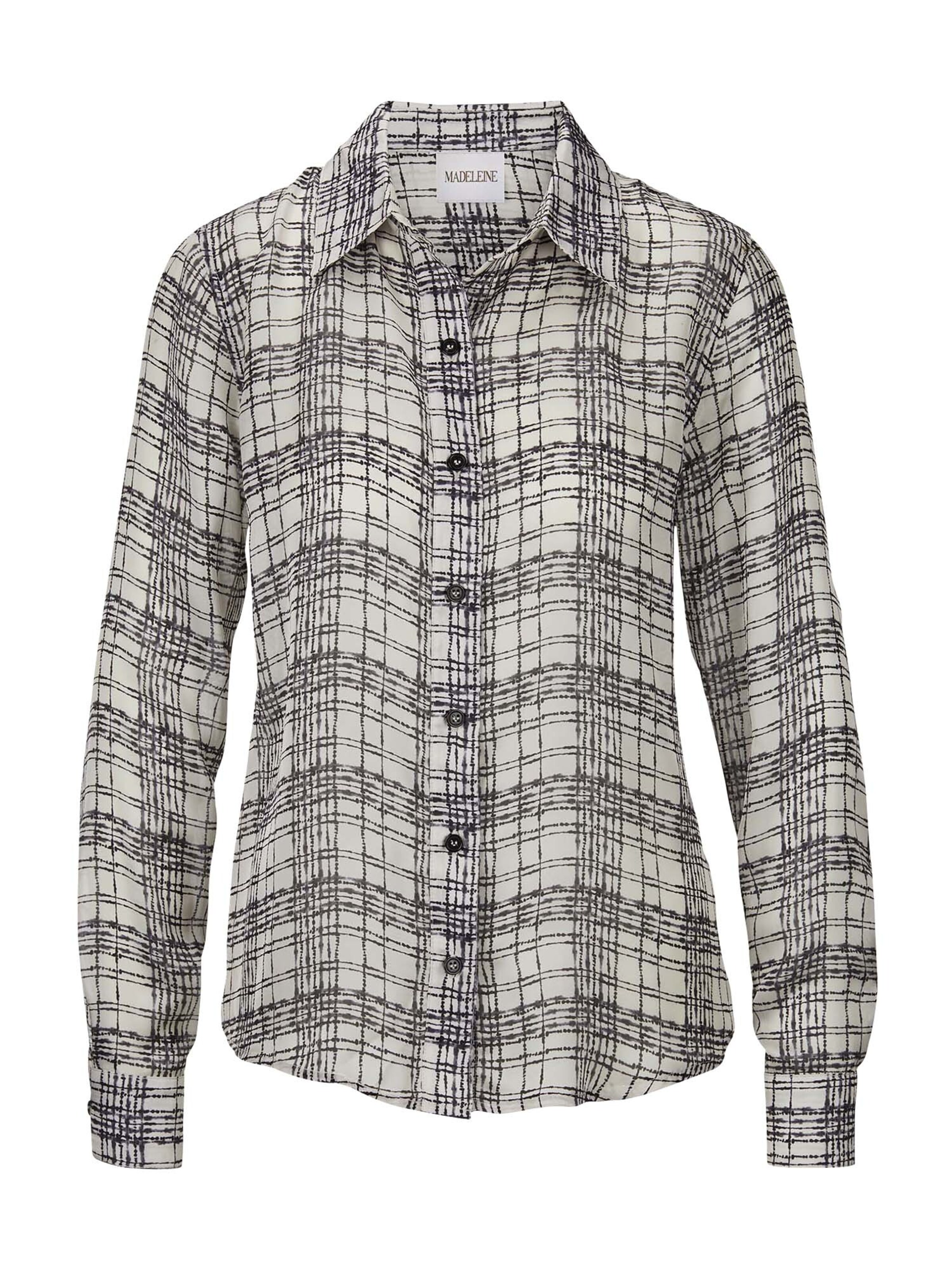 Chemisier MADELEINE en blanc : devant