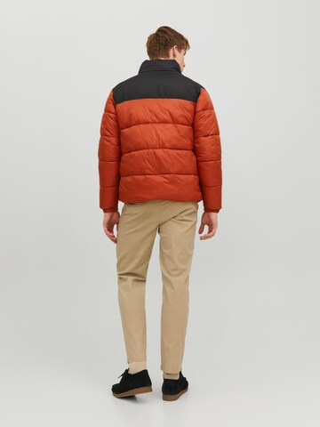 Veste d’hiver 'TOBY' JACK & JONES en orange