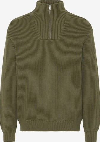 !Solid Sweater 'Nalle' in Green: front