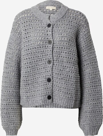 Esmé Studios Strickjacke 'Linda' in Grau: predná strana