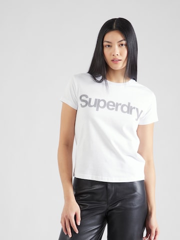 Superdry Paita värissä valkoinen: edessä