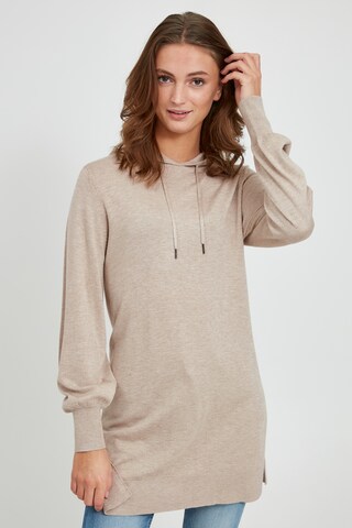 b.young Hoodie 'BYMMPIMBA' in Beige: predná strana