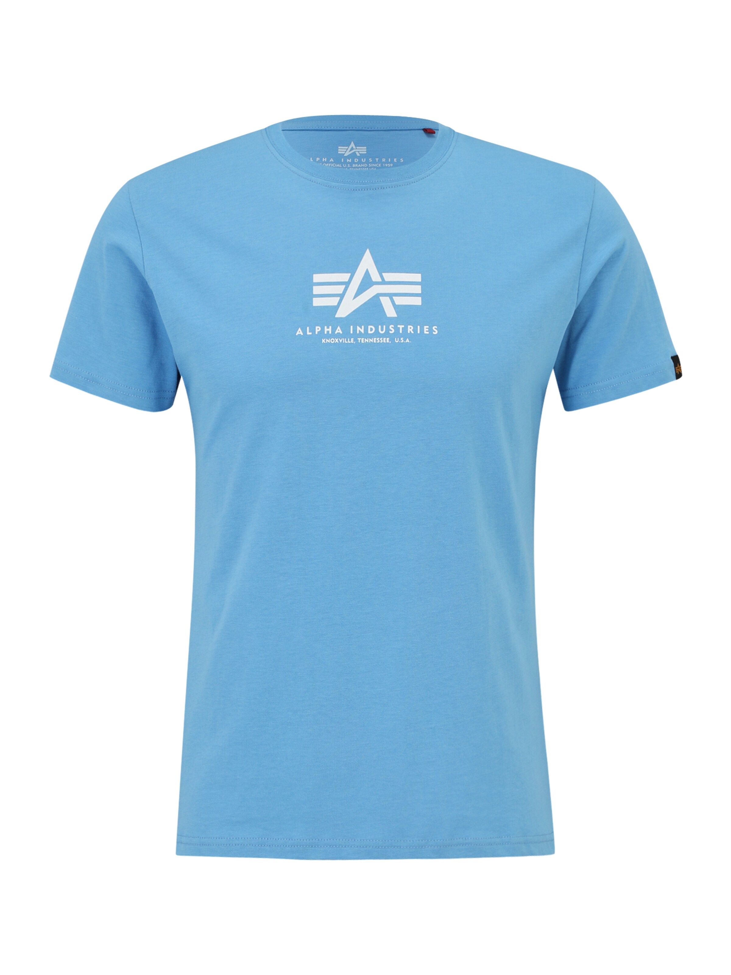 T-Shirt ALPHA INDUSTRIES en bleu : devant