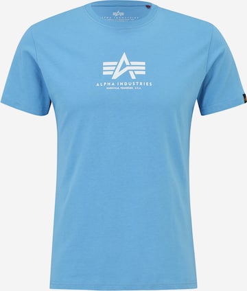 T-Shirt ALPHA INDUSTRIES en bleu : devant