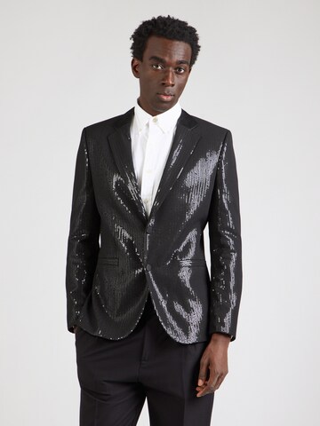 HUGO Slim fit Blazer in Black: front