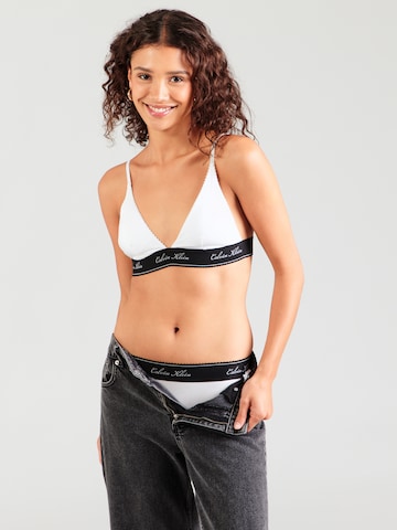 Calvin Klein Underwear Τρίγωνο Σουτιέν σε λευκό