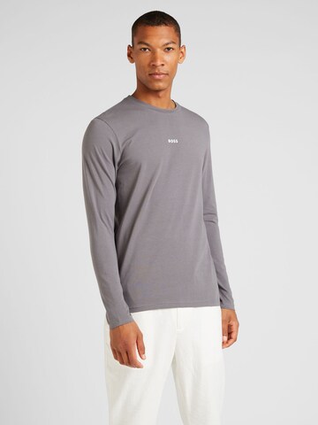 BOSS Shirt 'TChark' in Grau: Vorderseite