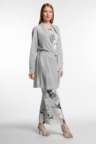 Ulla Popken Knit Cardigan in Grey: front
