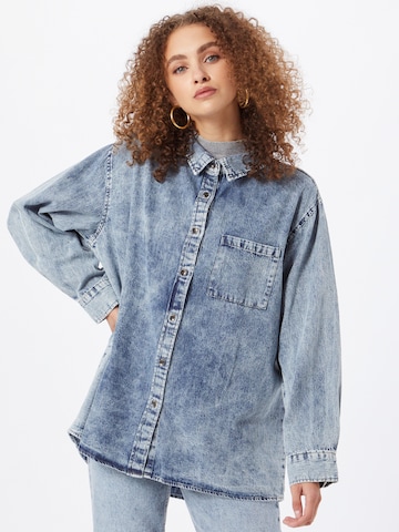 Cotton On Bluse 'Boyfriend' in Blau: predná strana