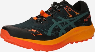 Chaussure de course 'Fuji Lite 5' ASICS en vert : devant