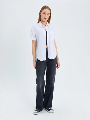 Camicia da donna di MixRay in bianco