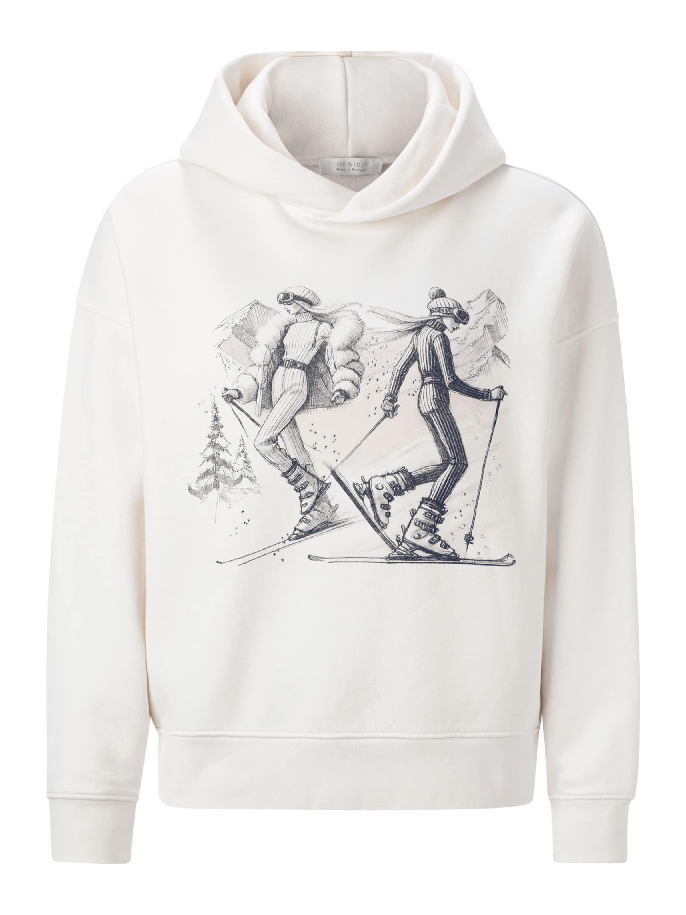 Rich & RoyalPulover - bijela boja: prednji dio