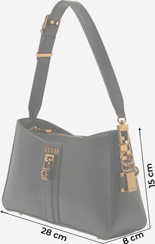 GUESS - Mala de ombro 'GINEVRA' em preto