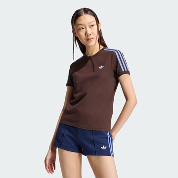 ADIDAS ORIGINALS - Camiseta en marrón: frente
