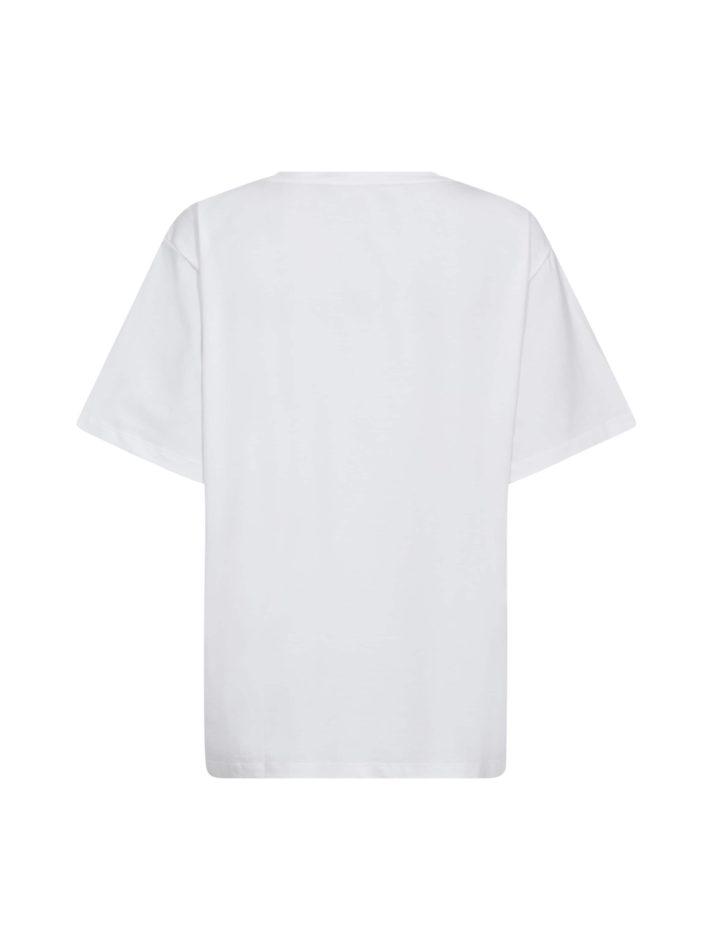 Haut ' MadinaCC ' co'couture en blanc