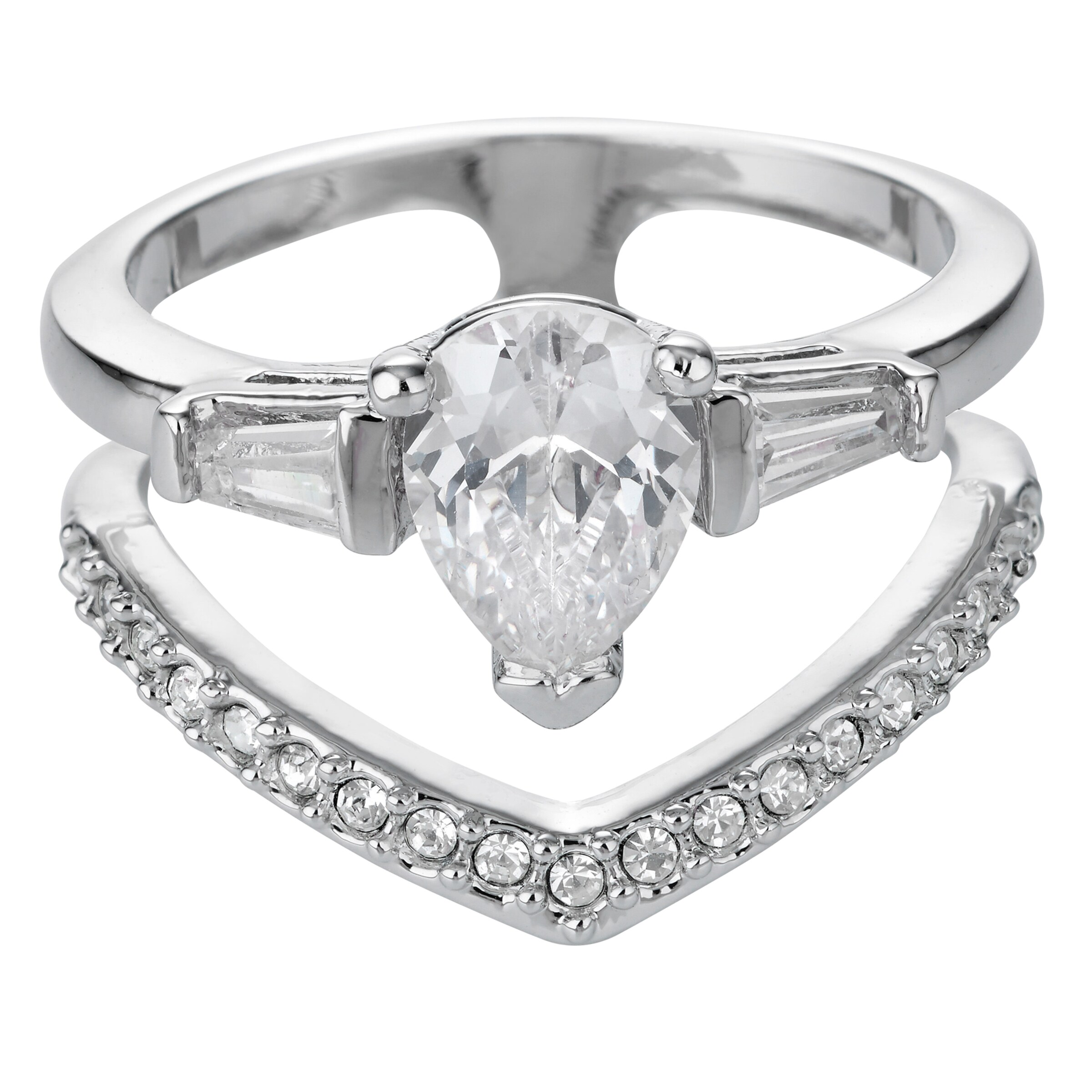 Buckley London Ring in silber, Produktansicht