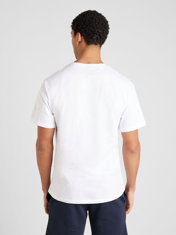 Tricou 'OWEN SUMMER' de la JACK & JONES pe alb