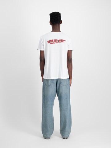 Maglietta di ALPHA INDUSTRIES in bianco