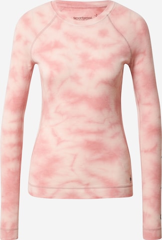 Smartwool - Camiseta térmica en rosa: frente