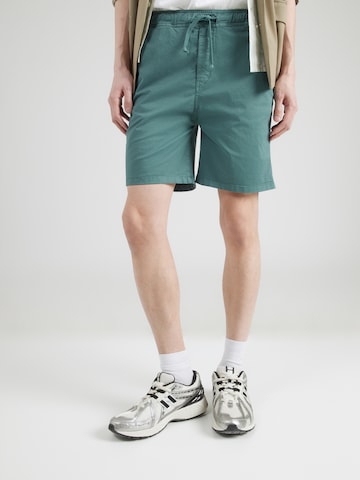 Wide leg Pantaloni 'ROAD ISLAND' de la Kaotiko pe verde: față