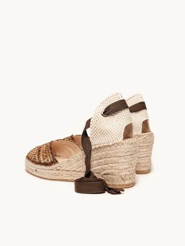 Alhamas - Sandalias 'Alpargata Cuña 7 cm' en marrón