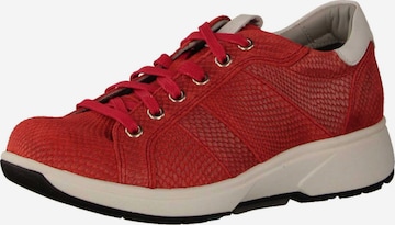 Xsensible Lace-Up Shoes in Red: front